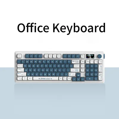 High-value tri-mode keyboard competitive gaming office typing wireless membrane silent keyboard