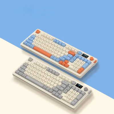 High-value tri-mode keyboard competitive gaming office typing wireless membrane silent keyboard